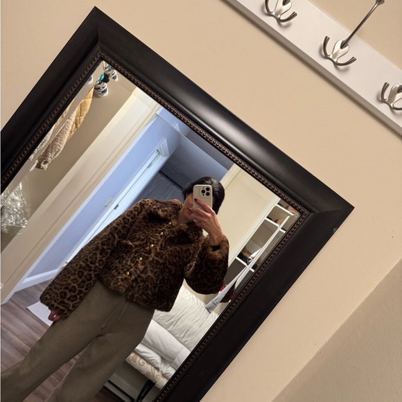 Maeve Brown Faux Fur Coat - Picture 4 of 6